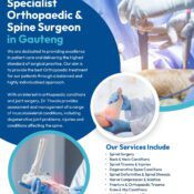 Dr EN Thwala – Orthopaedic spine surgeon in Lenasia