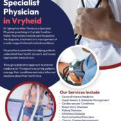 Dr SM Thwala – Specialist Physician in Vryheid