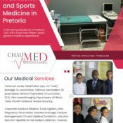 Home 156 Chaumed Medical Services Inc – General Practitioner and Sports Medicine in Pretoria