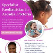 Dr RKV De Campos – Paediatrician in Arcadia Pretoria