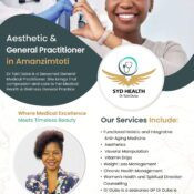 Dr Takalani Mafhungo Vivian Dube – Aesthetic and General Practitioner in Amanzimtoti