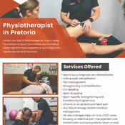 Home 183 Andre Van Wyk Physiotherapists Inc – Physiotherapist in Les Marais Pretoria