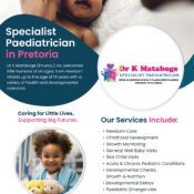 Dr K Mataboge Khunou – Paediatrician in Pretoria