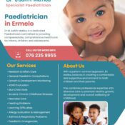 Home 155 Dr Judith Matlou – Paediatrician in Ermelo