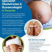 Dr Morapedi Obgyn – Obstetrician and Gynaecologist in Soweto
